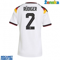 Njemačka Antonio Rudiger #2 Domaci Dres za Ženska SP 2026 Kratak Rukav